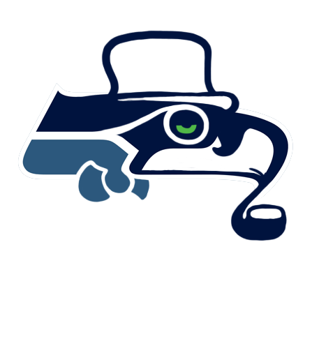 Seattle Seahawks British Gentleman Logo fabric transfer